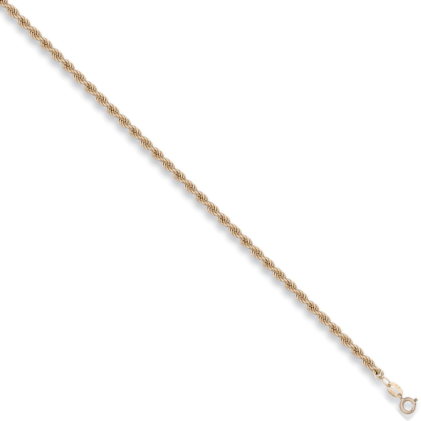 9kt Hollow Rope Chain - 3.2MM