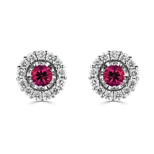 Love & Passion Ruby Studs